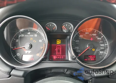 2008 Audi Tt 2.0T z USA, uszkodzony, nr VIN TRUAF38J581024162